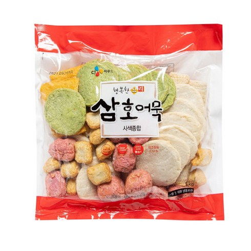 cj씨푸드 삼호어묵 사색 종합어묵 1kg 1+1, 2개