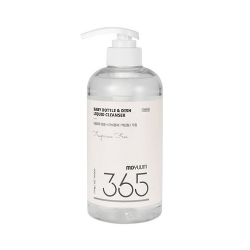 모윰365 안심 젖병식기세정제 액상형 무향, 600ml, 1개