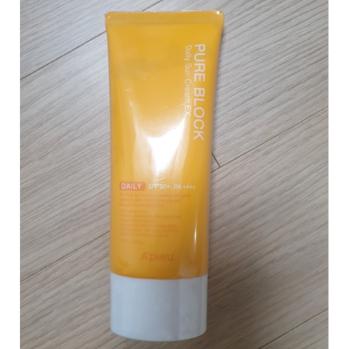 어퓨 퓨어 블록 내추럴 데일리 선크림 SPF45 PA+++, 100ml, 2개