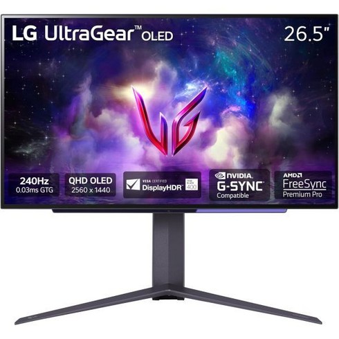 34gs95qe - 34GS95QE 34인치 울트라기어 OLED 커브드 게이밍 모니터 WQHD 800R 240Hz 0.03ms 디스플레이HDR 트루 블랙 400 AMD 프리싱크 프리미엄 프로 NVID, 27 inch, 1개