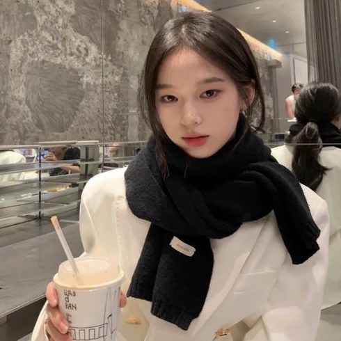 다이나믹피플 니트 목도리 머플러