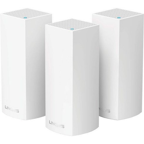 매쉬ac3 - Linksys WHW0301 지능형 메쉬 WiFi 라우터 시스템 개발 AC2200 트라이밴드 고속 커버리지를 위한 네트워크 가정용 컴퓨터 인터넷 무선 익스텐더 흰색 3팩 갱신, WHW0303-RM_하얀색