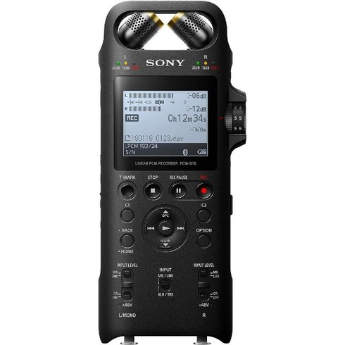 pcmd10 - 소니 PCM 휴대용 스튜디오 레코더 녹음기 XLR - 1/4인치 PCMD10