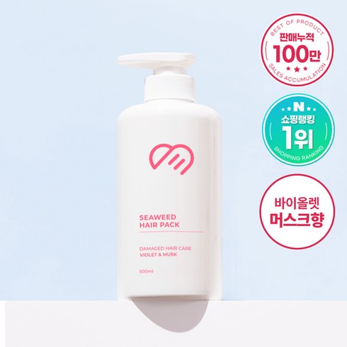 쏘미미 물미역 헤어팩, 500ml, 1개