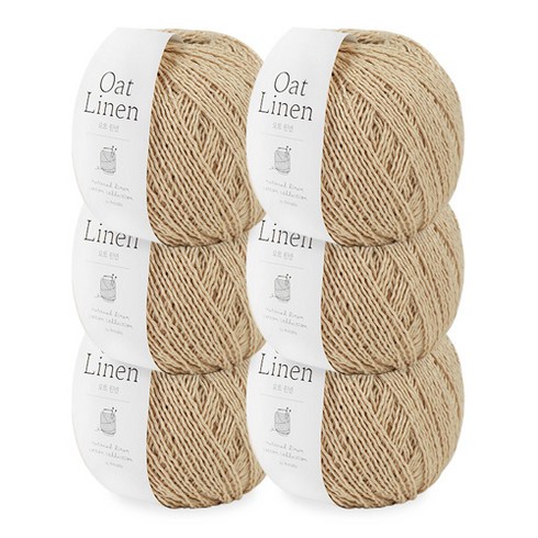 오트린넨 - [앵콜스] 오트린넨 Oat Linen (6볼묶음), 1팩, 303 오트밀베이지