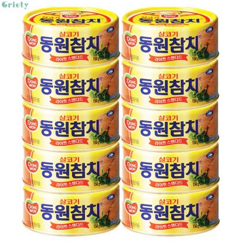 동원참치100 - 동원 살코기 참치100g 10캔 11203584, 10개, 100g