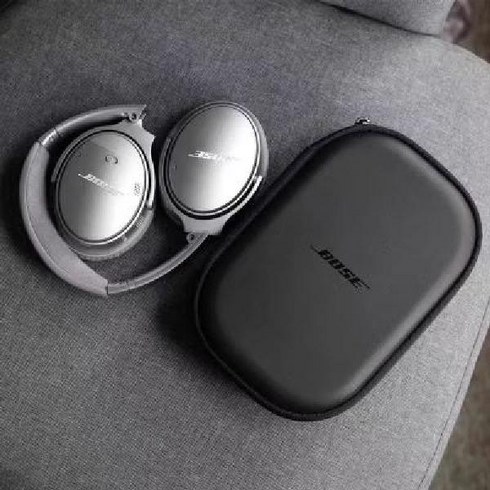 BOSE QC35 Gen 2 무선 블루투스 헤드셋 액티브 노이즈 캔슬링 벌크, QC35 제너레이션 실버, 공식 표준