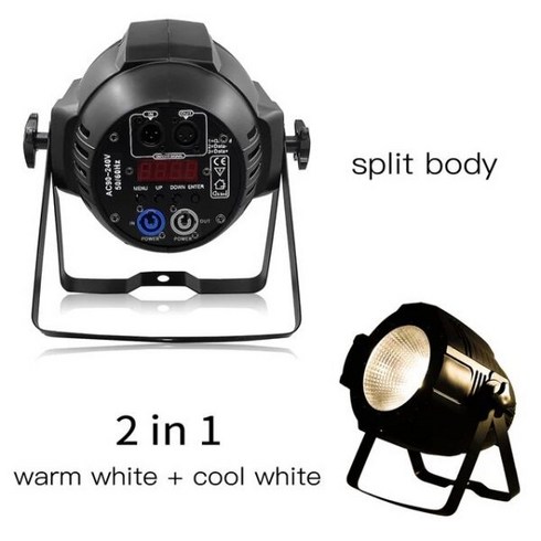 싸이키조명 노래방 클럽 LED 파 헛간 문 전원 알루미늄 케이스 무대 조명 200W 사용 빛 COB, 영국 플러그, 2 in 1 COB