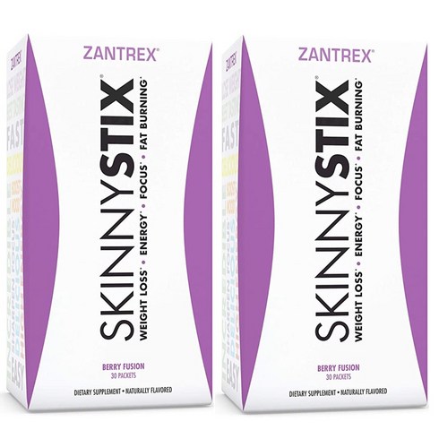 잔트렉스 - 잔트렉스 스키니스틱 베리 퓨전 30포 2팩 Zantrex SkinnyStix Berry Fusion 30 Count, 2개