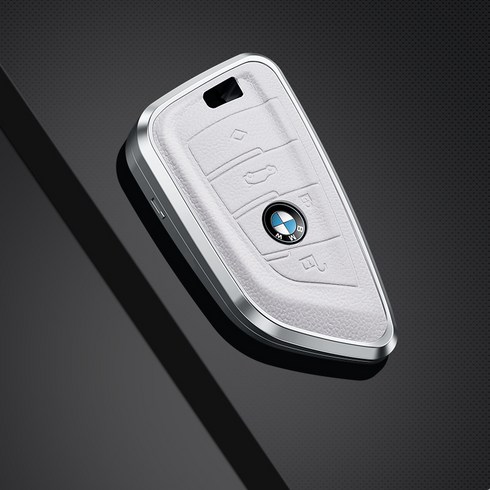 유니케이스 BMW 고급 차키케이스 키홀더 키커버, 01.화이트
