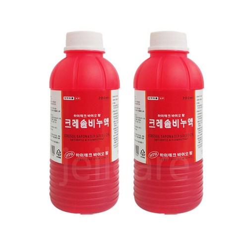 크레졸 - 하이테크 바이오 팜 크레졸비누액 200ml 살균제/소독제, 20개