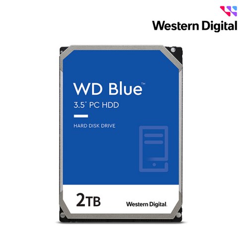 WD Blue HDD SATA3 하드디스크, WD20EZBX, 2TB