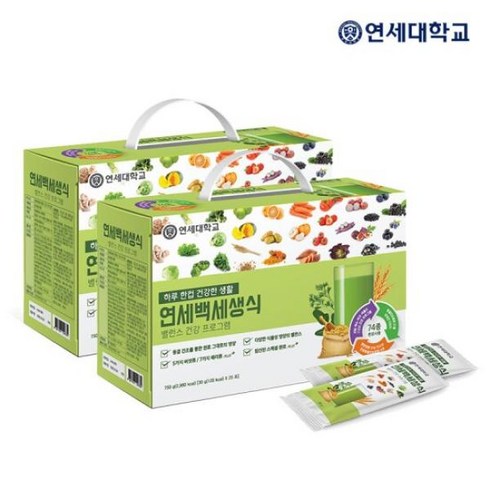 연세백세생식 - 연세백세생식 30g x 50포 7주분 25포x2상자, 750g, 2박스