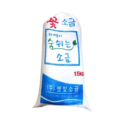 자연이 숨쉬는 꽃소금 15kg 대용량 수입산, 1개