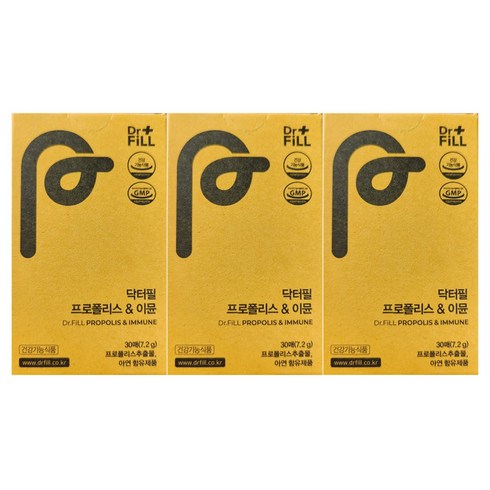 닥터필 필름형 프로폴리스이뮨 228mg x 30개입 x 3개, 단품