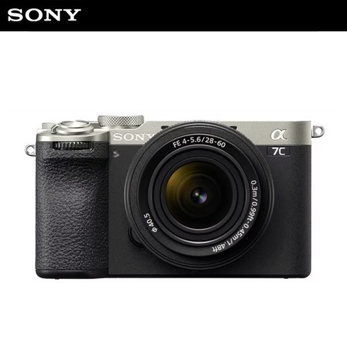 소니 공식대리점 풀프레임 카메라 알파 A7C2L 실버 SEL2860 표준줌 렌즈킷 (ILCE-7CM2L), 단품