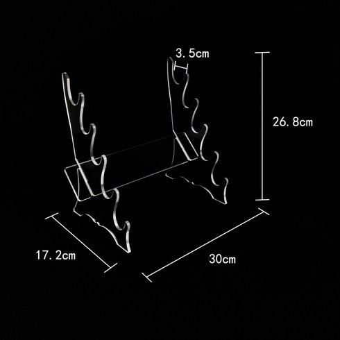 아크릴 검꽂이 검좌대 인테리어 칼거치대 2단 3단 4단, 아크릴 검좌대 5단
