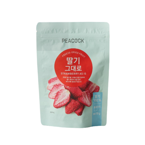 딸기 그대로 18g, 2개