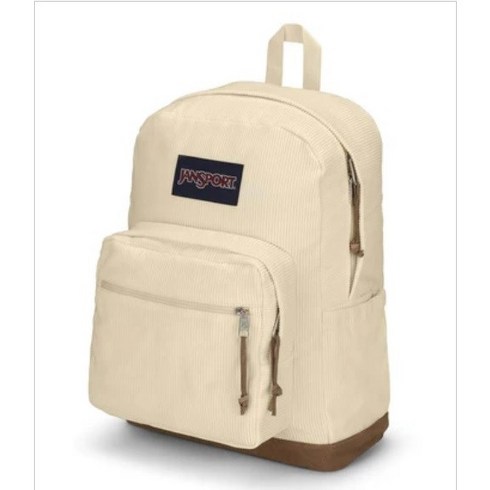 잔스포츠 jansport 코듀로이 백팩 코코넛 노트북 가방