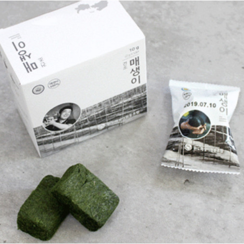 미식밥상 완도산 건조매생이 2g 30봉 동결건조 건매생이블럭, 2g x 30개