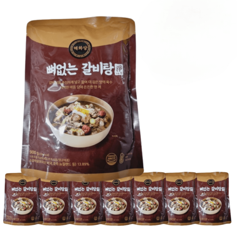 해화당 이영자의 뼈없는 갈비탕 900g x 8팩