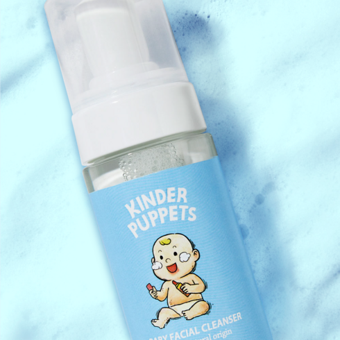 [티어프리] 킨더퍼페츠 아기 유아 어린이 키즈 버블 폼 클렌징 클렌저, 1개, 100ml
