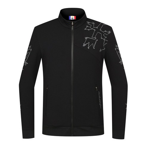 까스텔바작 남성 아트웍 트레이닝 집업 티셔츠 BGBSTJ001BK