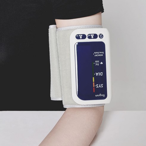 심전도 측정기  자동혈압계 - 바이오그램 혈압 측정기 / 블루투스 가정용 자동 전자 혈압계 / LS808-BS, 1개