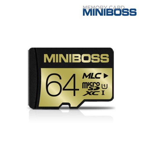 mlcs2 - 미니보스 블랙박스용 마이크로SD MLC 메모리카드, 64GB, 1개