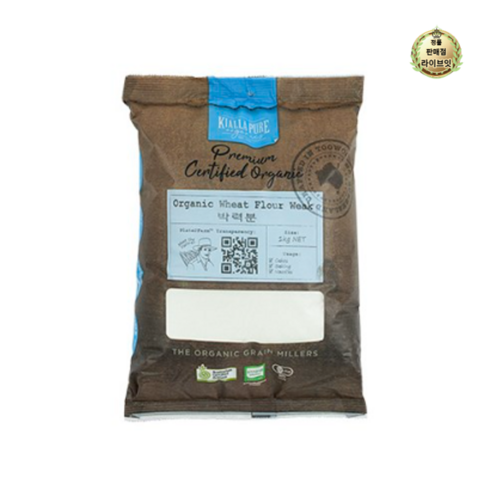 키알라 유기농 박력 밀가루, 1kg, 1개