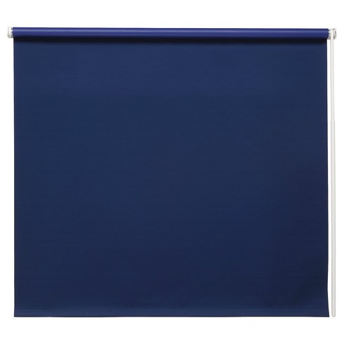 이케아 FRIDANS 프리단스 암막블라인드 - 블루 80x195 cm