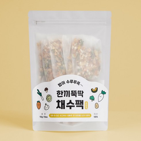 이유식채수팩 - 잼먹프로젝트 이유식 육수 채수팩 10g 10개입, 잼먹 채수팩 순한맛, 10g x10개 총100g