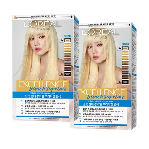 로레알파리 엑셀랑스 블리치 슈프림 2개, 174g