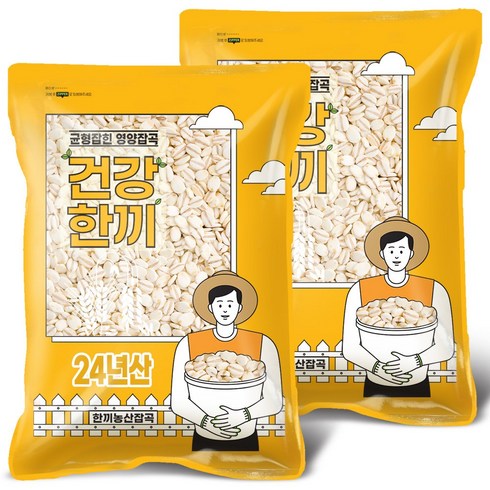 보리쌀 - 늘보리압맥 4kg(2kg+2kg), 2kg, 2개