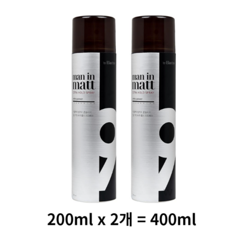 엘라스틴 맨인매트 엑스트라 홀드 스프레이, 400ml, 5개