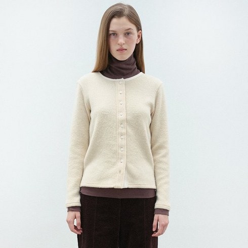 [국내정식매장] 벤시몽 가디건 [23FW] BUTTON UP CARDIGAN LEMON
