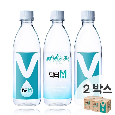 닥터엠 알칼리 미네랄워터, 500ml, 40개