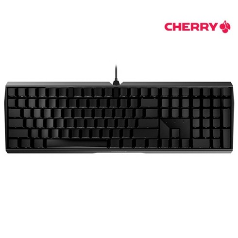 CHERRY MX BOARD 3.0S 기계식 키보드 적축 + 높이조절 고무패드, 일반형, G80-3870LYAKR-2, 블랙(적축)