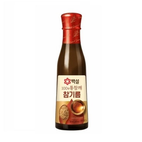 백설 100프로 통참깨 참기름, 300ml, 3개