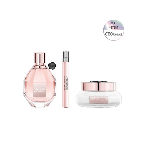 빅터앤롤프 플라워밤 럭셔리 EDP 100ml + 바디크림 200ml + EDP 10ml 세트, 1세트