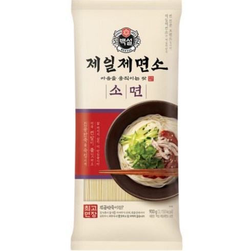 CJ제일제당 백설 제일제면소 소면 900g, 1개