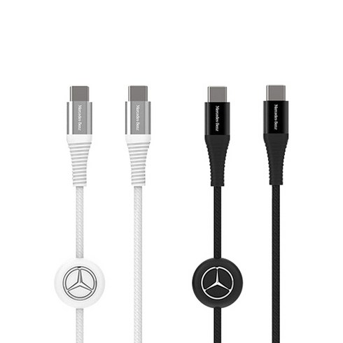 벤츠 정품 마그넷 홀더 USB C to C타입 휴대폰 충전케이블, 벤츠 USB C to C 블랙, 1개