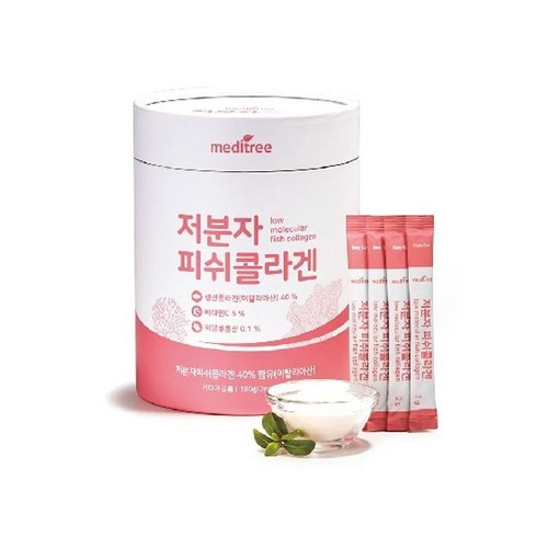 메디트리 저분자피쉬콜라겐4통(360포), 4개, 2g