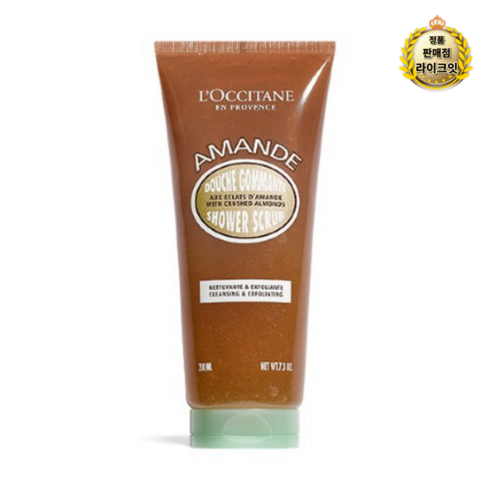 라이크잇 록시땅 아몬드 클렌징 앤 엑스폴리에이팅 샤워 스크럽, 4개, 200ml