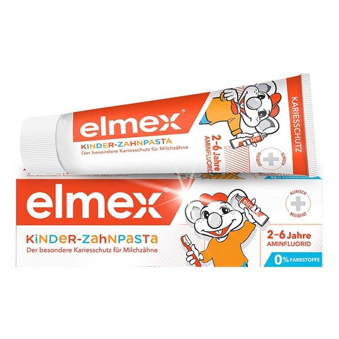 Elmex Kinder tooth gel, 4개, 50ml
