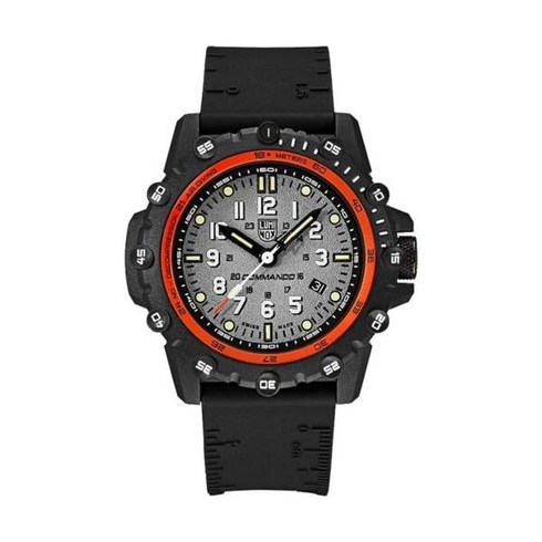 지샥프로그맨 - 루미녹스 남성용 코만도 프로그맨 46mm 쿼츠 시계 XS.3301 Commando Frogman 296165