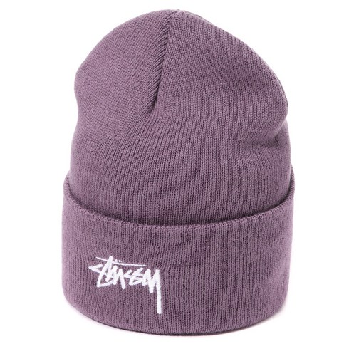 2023년 가성비 최고 스투시비니 - (국내매장정품) STUSSY(스투시) 1321020 EGGPLANT (스톡 커프 비니)