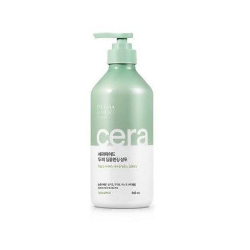 더마앤모어 세라마이드 두피 딥크렌징 샴푸, 600ml, 1개