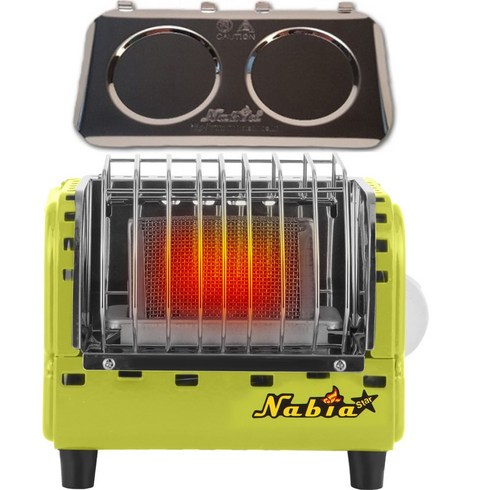 2023년 가성비 최고 나비아 - 나비아 가스히터 NGH-1200 가스난로 NGH-1201, NGH1201(그린)+열차단판