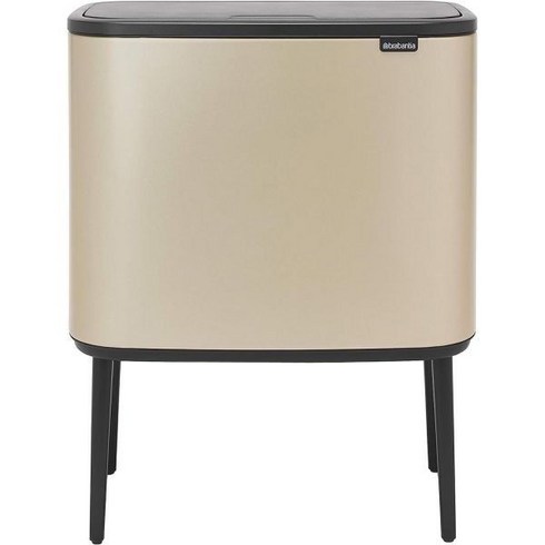 브라반티아 Kitchen Bin 2 Inner Buckets 11 플러스 23L 샴페인, Metallic Gold, 2 Inner Buckets (11 + 23L)